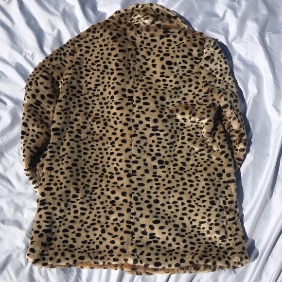Avec Les Filles Leopard Print Car Coat - Picture 8 of 8